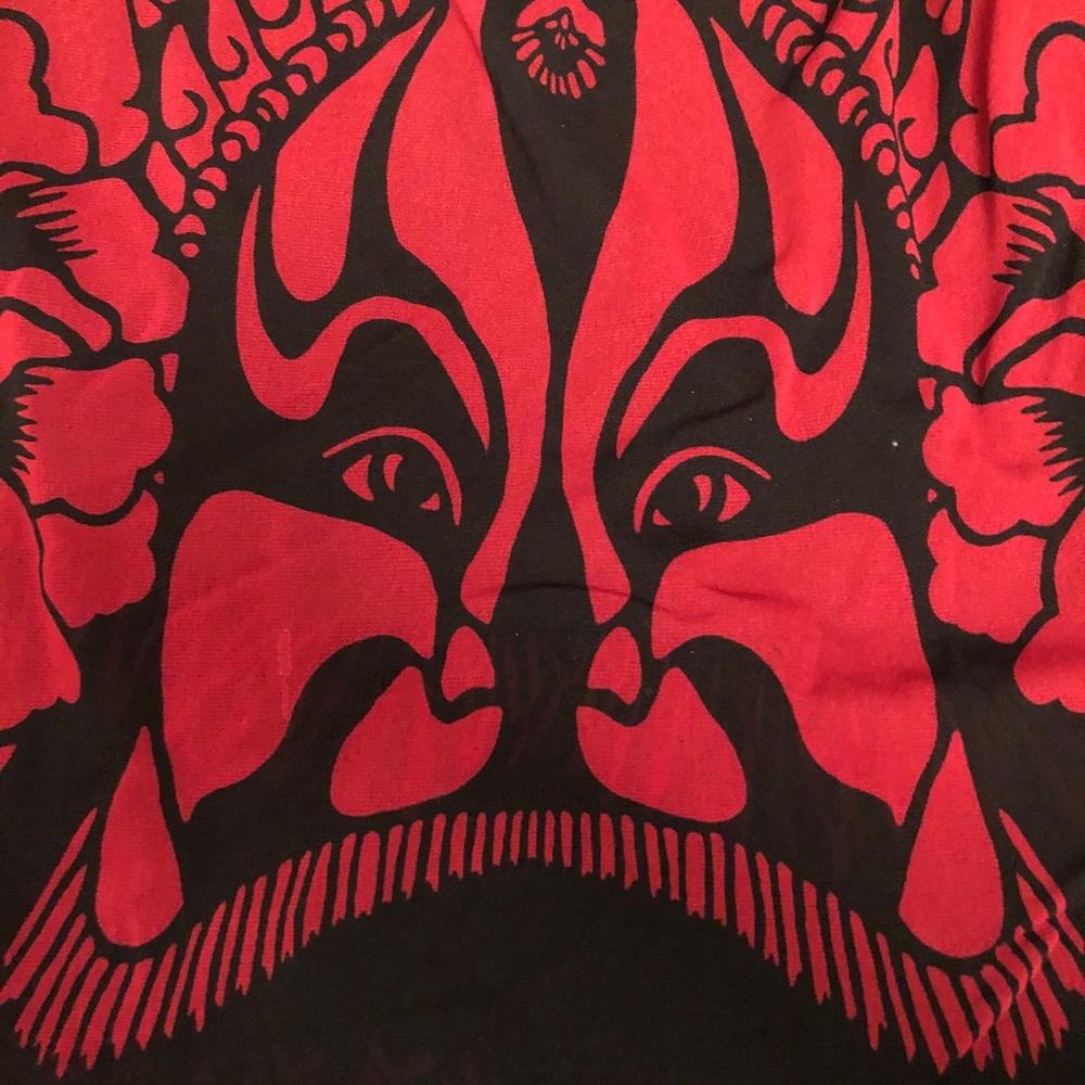 Vintage VivienneTam Skirt Red/Black Asian inspired